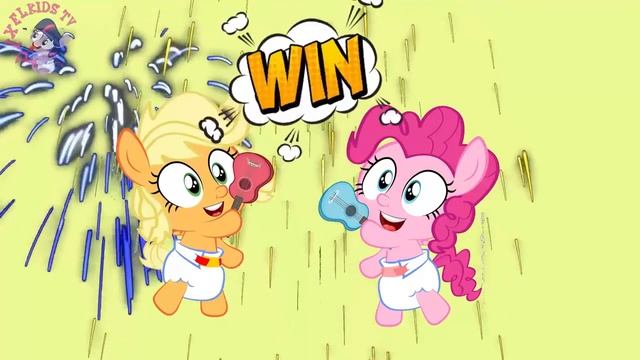 MLP Baby : Equestria Girls Animation Twilight Sparkle & Applejack Play With Mysterious Gift смотреть онлайн