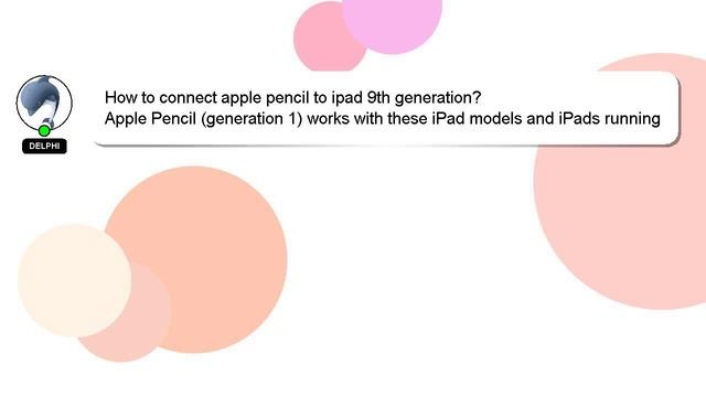 How to connect apple pencil to ipad 9th generation? смотреть онлайн