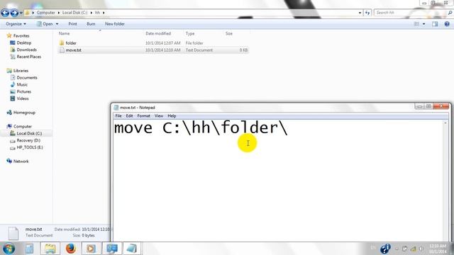 easy way to move files using batch files смотреть онлайн