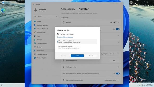 New Windows 11 Build 23466 - Taskbar in never combined mode смотреть онлайн