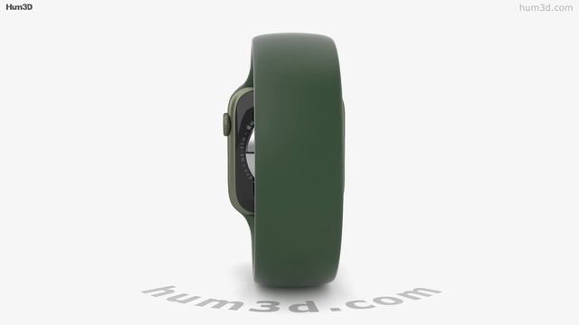 Apple Watch Series 7 45mm Green Aluminum Case with Solo Loop 3D model by 3DModels.org смотреть онлайн