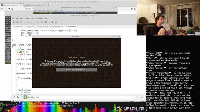 Playing with Minecraft on an ESP8266 смотреть онлайн