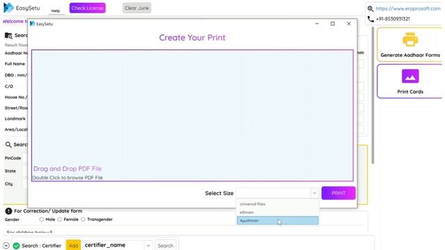 Print Ayushman CARD directly from PDF with EasySETU | NO EDITING! CSC смотреть онлайн