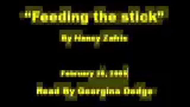 [ReadAloud at OSU] "Feeding the Stick" by Nancy Zafris (2/3) смотреть онлайн