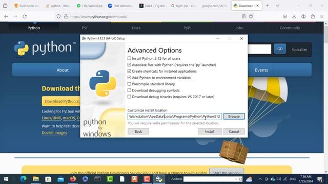 Python IDLE Installation and calling pip смотреть онлайн