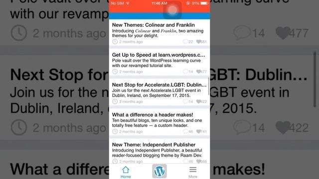 WPReaders - Wordpress Readers App for iOS [Minimum Viable Product (November 2015)] смотреть онлайн