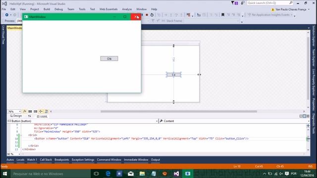 Como criar programas com interface gráfica pra Windows com C#/WPF смотреть онлайн