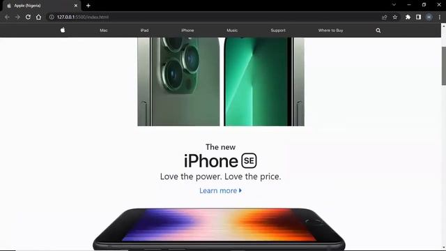 Apple Official Website Design смотреть онлайн