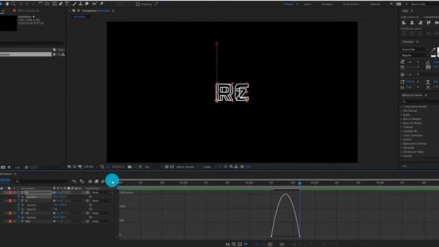 Letter Slap Animation In After Effects | Typography Tutorial | Free Project File смотреть онлайн
