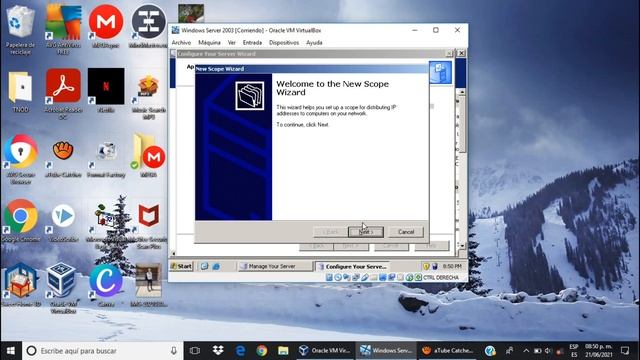 Instalacion de DHCP en Windows server 2003 смотреть онлайн