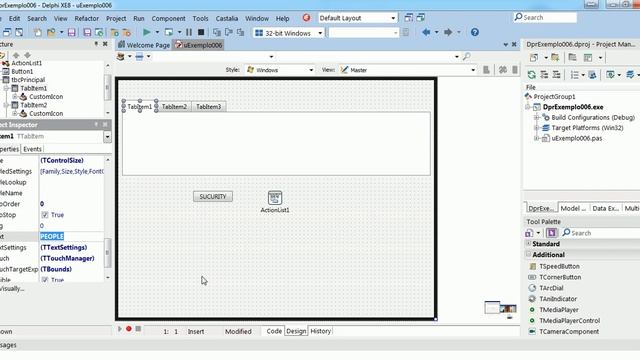 Ex 006: Tab ActionList no Delphi XE8 para Android e iOS смотреть онлайн