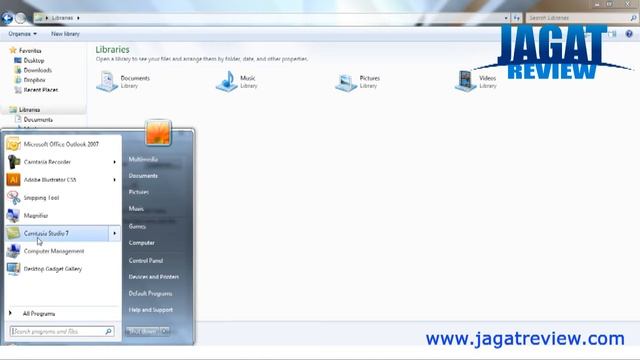 Windows 7 - List Software on Start menu смотреть онлайн