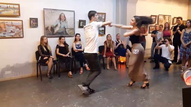 PiterZouk Birthday 2017 - Jack'n'Jill Intermediate - Коротаев Багрянская смотреть онлайн