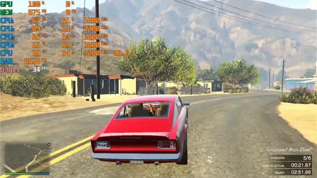 GTA 5 ONLINE Y CARRERAS con una INTEL HD 4600! JUGABLE? | @pxiero смотреть онлайн
