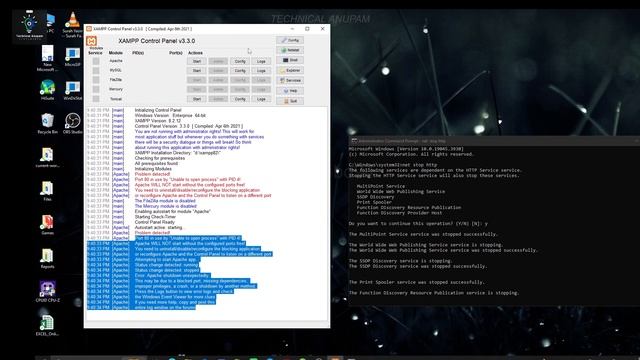 How to fix Apache shutdown unexpectedly 100% working | Windows 10, 11 | 2024 смотреть онлайн