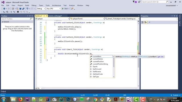 C# Design UI: how to create a Simple video player with costum VolumeControl(part1) смотреть онлайн
