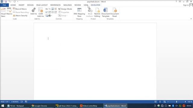 Write VBS Word macro that downloads a PE from the Internet and runs it смотреть онлайн