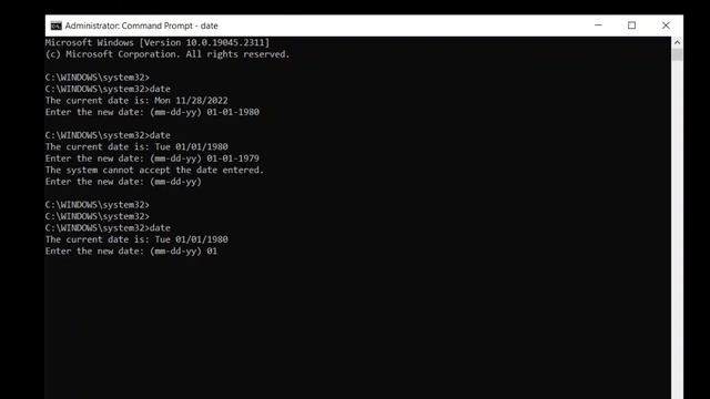 Testing Windows date limits смотреть онлайн