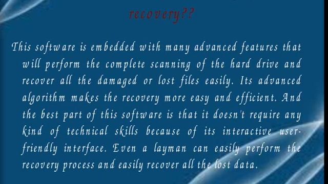 Easily and Effortlessly Recover Files for Mac смотреть онлайн