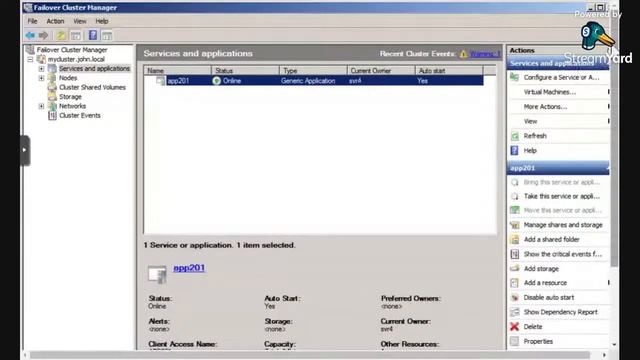 failover cluster - additional info смотреть онлайн