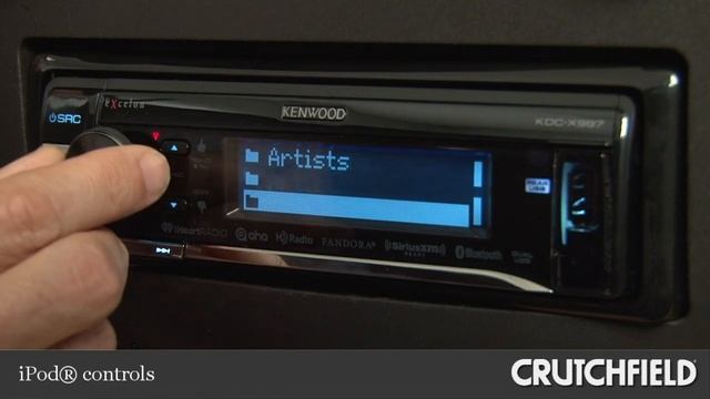 Kenwood Excelon KDC-X997 Car Stereo Display and Controls Demo | Crutchfield Video смотреть онлайн