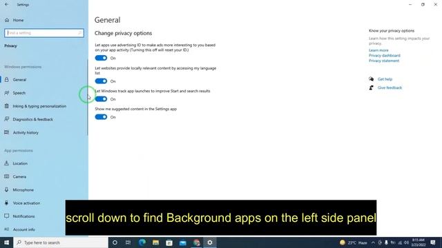 How to disable background apps in Windows 2022 | VTeach24 смотреть онлайн