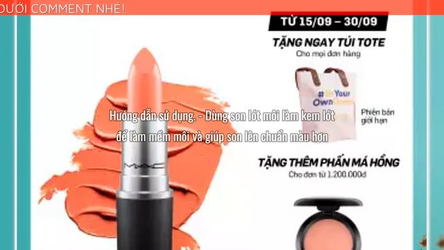 Son môi MAC Satin Lipstick 3g смотреть онлайн