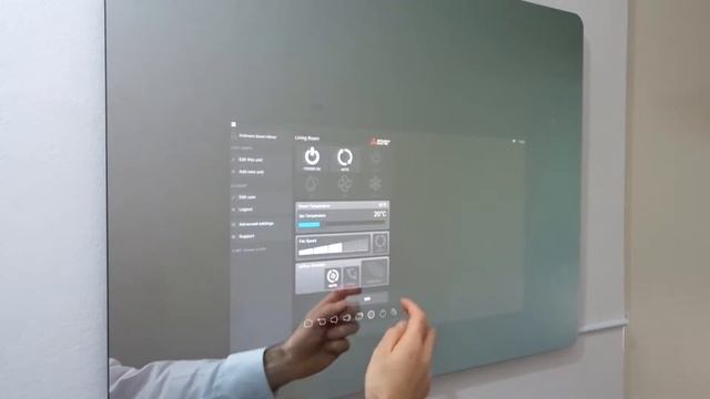 Mitsubishi Wi-Fi Control on Embrace Android Touchscreen Smart Mirror Widgets Demo смотреть онлайн