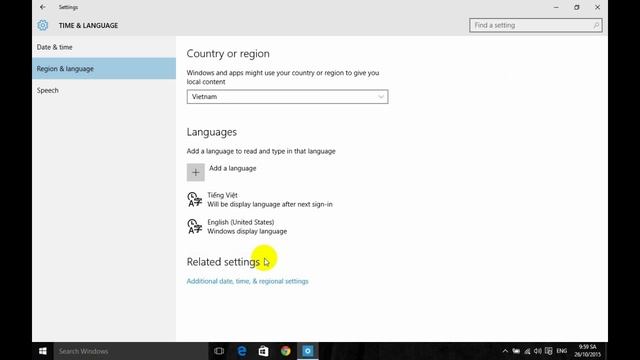 Windows 10 - How to Change Language Interface Display смотреть онлайн