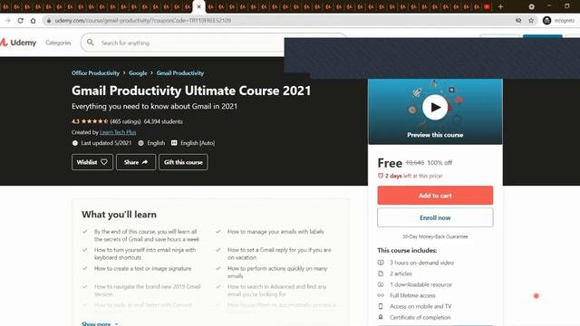 46 Udemy Free Courses With Free Certificate |Learn Special Skills|Special For Students#Udemycoupon смотреть онлайн