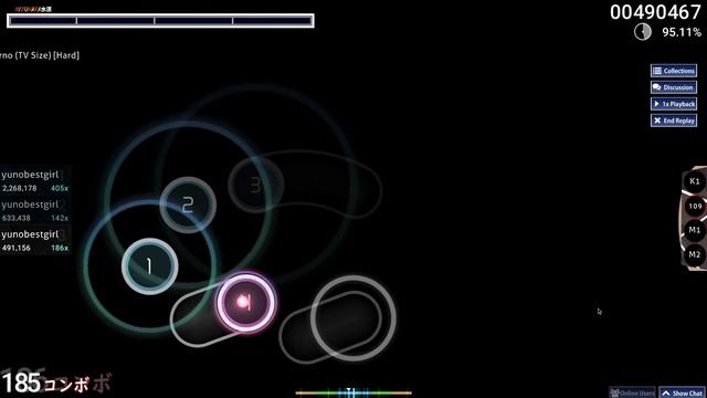 Osu! - Inferno -Mrs. GREEN APPLE[HARD] S смотреть онлайн