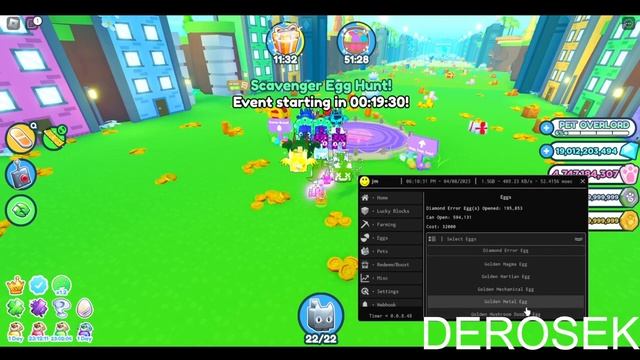 ��EASTER Pet Simulator X! ��Script Hack AUTO FARM EASTER COINS! AUTO OPEN EGGS! смотреть онлайн