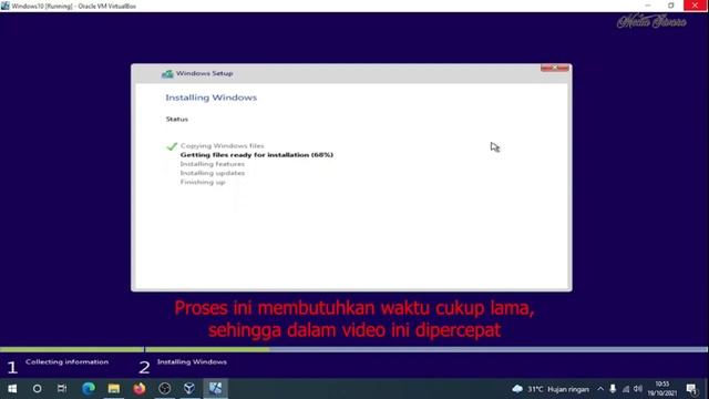 Install Windows 10 di VirtualBox sebagai Client Jaringan смотреть онлайн