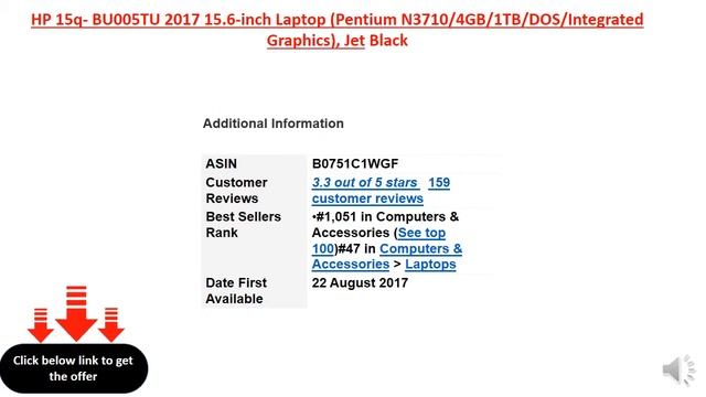HP 15q Pentium Quad Core - (4 GB/1 TB HDD/Windows 10 Home) 15q - 15q-ds0005TU Laptop смотреть онлайн