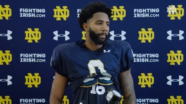 Backs and Receivers | Spring Practice Press Conference (4.3.24) | Notre Dame Football смотреть онлайн