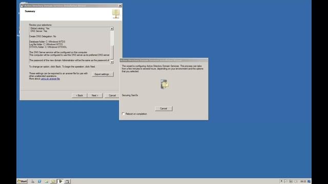 Creating a Domain Controller on Windows Server 2008 R2 смотреть онлайн