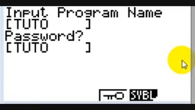 Modifier le mot de passe d'un programme casio basic смотреть онлайн