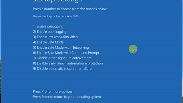 How to start Windows 8.1 and 10 in safemode смотреть онлайн