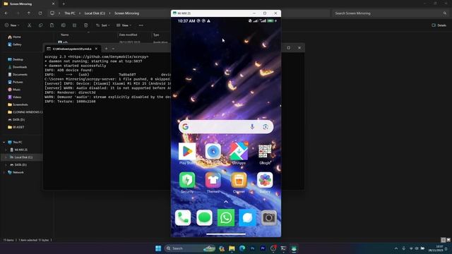 BYE BYE CAPTURE CARD! Update SCRCPY 2 3 Buat Mirroring HP Android ke Laptop смотреть онлайн