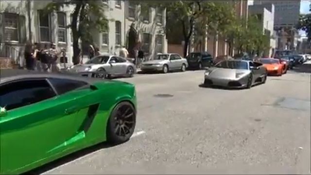 Lamborghini Gallardo Stunning Chrome Green смотреть онлайн