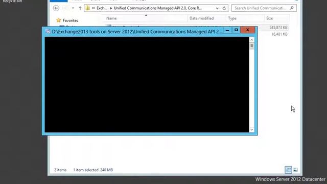 Exchange Server 2013 Installation on Server 2012 ( Install Microsoft Unified Comm API 4) Part 06 смотреть онлайн