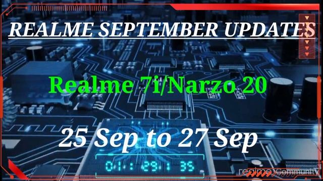 Realme September 2021 New Update & Features//Realme 3/5/6/7/8/C12/C15/Narzo Series/@September updat смотреть онлайн