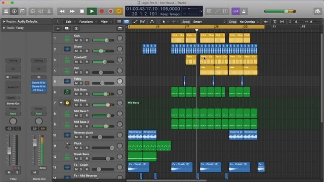 Car House - Logic Pro X Template (Gangster House, G-House, Ilkay Sencan, TRFN, KVPV) смотреть онлайн