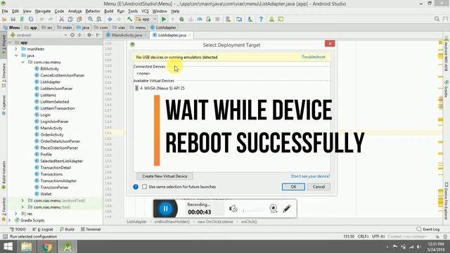 Connected Device Showing Offline | Android Studio | Solution смотреть онлайн