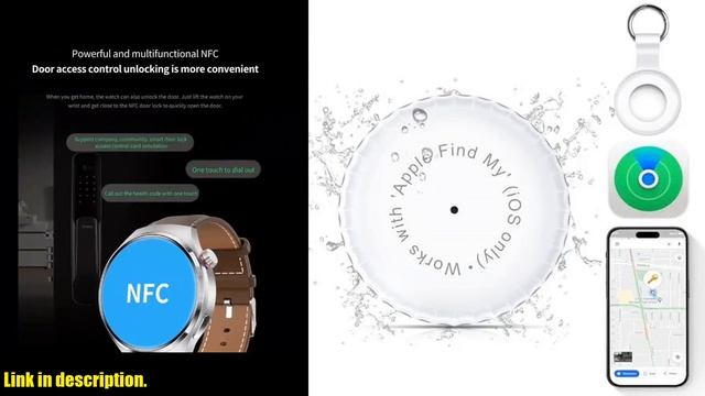 Buy 1 Pack,IPX8 Waterproof Key Finder,Bluetooth GPS Items Tracker with Tag Holder смотреть онлайн