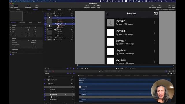 How to create a Spotify Playlist Mock-Up In Apple's Motion смотреть онлайн