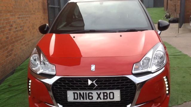 DS DS 3 PURETECH CHIC 3DR RED 2016 смотреть онлайн