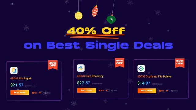 🎁2023 Christmas Deals at 4DDiG - Win Your Gift Now！ смотреть онлайн
