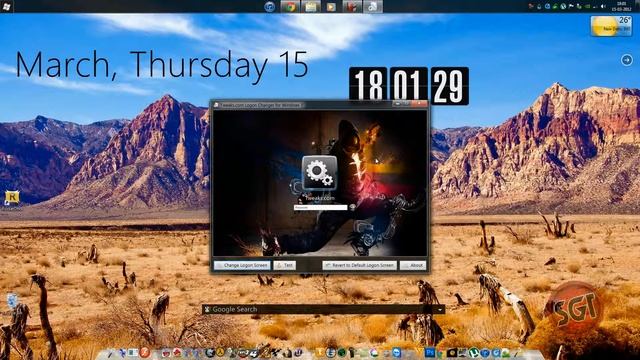 How To Change The Windows 7 Logon Screen Background смотреть онлайн