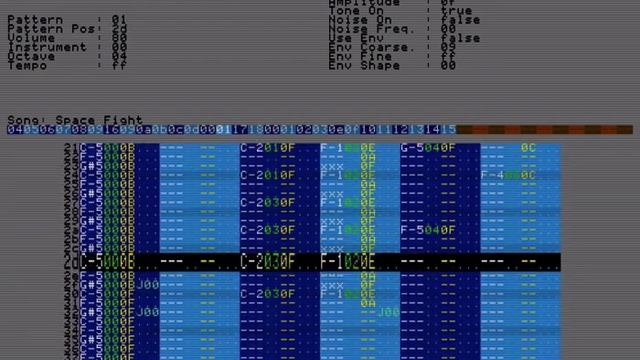 Space Fight - microTracker demo - microM8 Apple II emulator смотреть онлайн